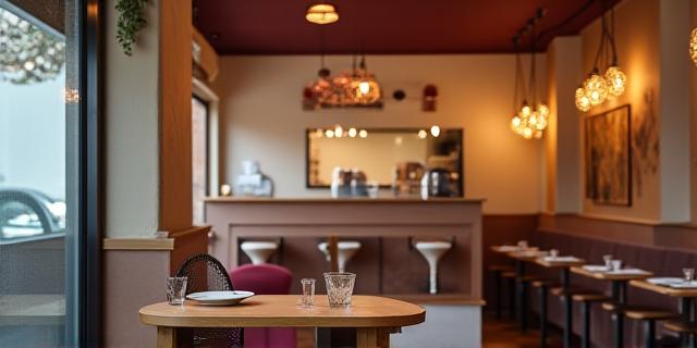 Ambiance chaleureuse du café Fluver Kaffe à Casablanca